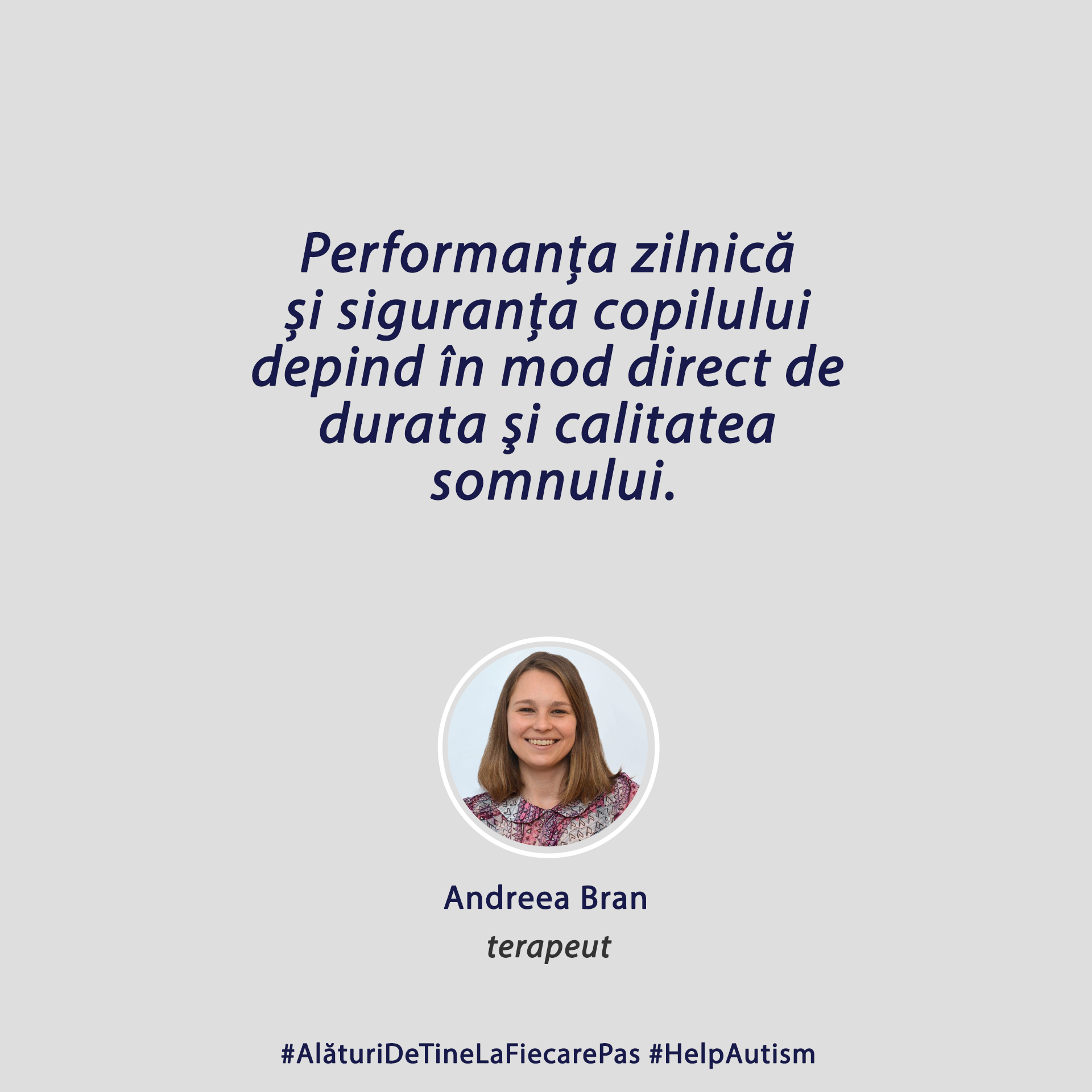 HelpAutism Andreea Bran articol somn